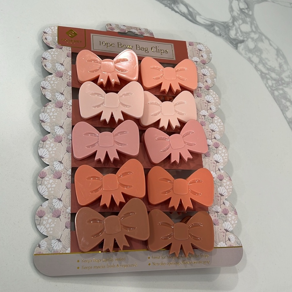 🎀 BOW Bag Clips. - Picture 3 of 9